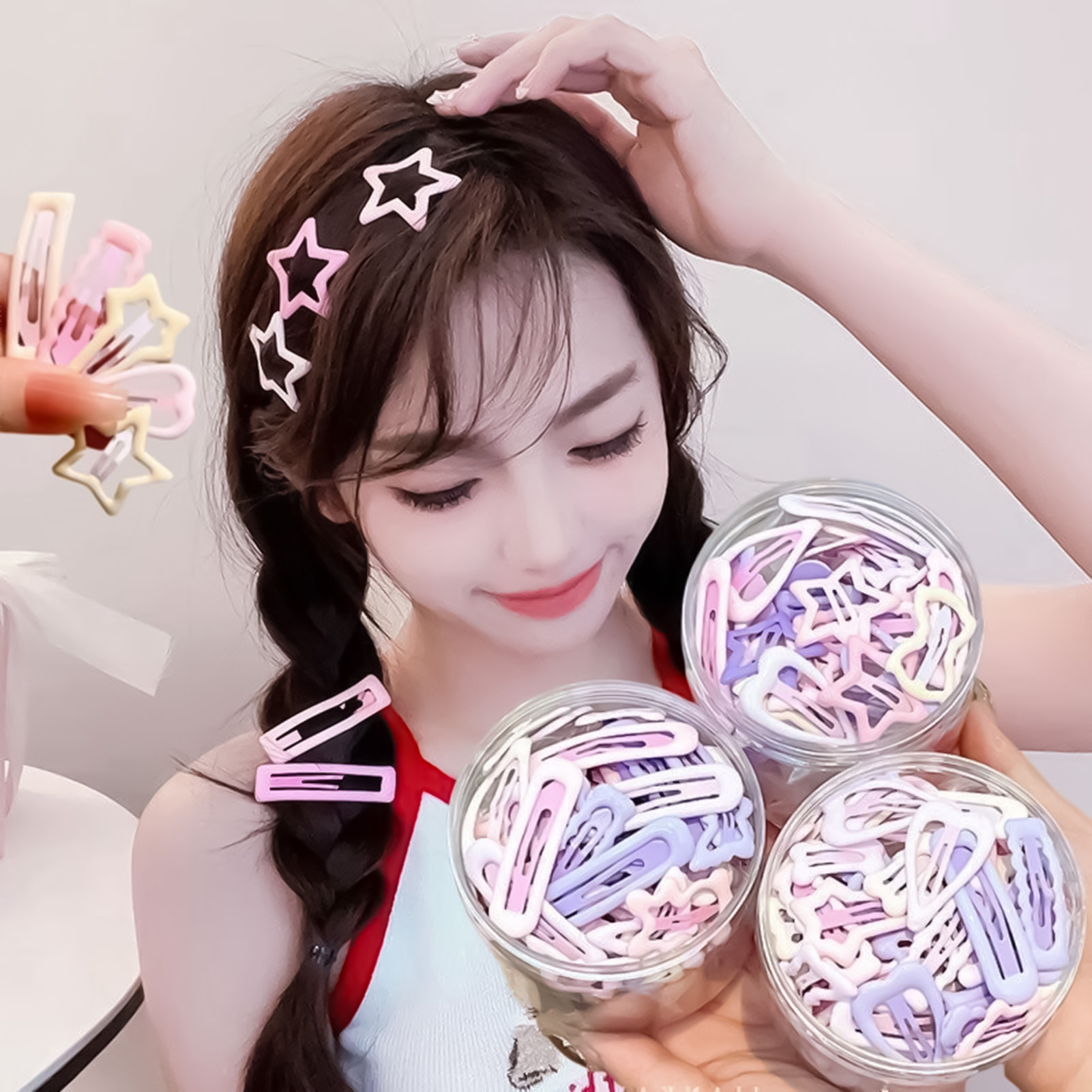 3 szt. Słodkie spinki do włosó – The Korean Lifestyle recenzja i cena